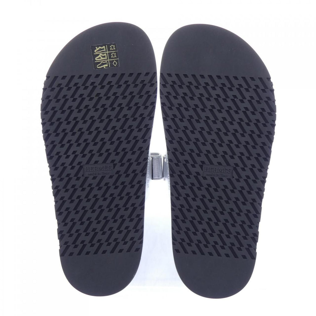 Hermes Chypre Sandals Silver — view 4