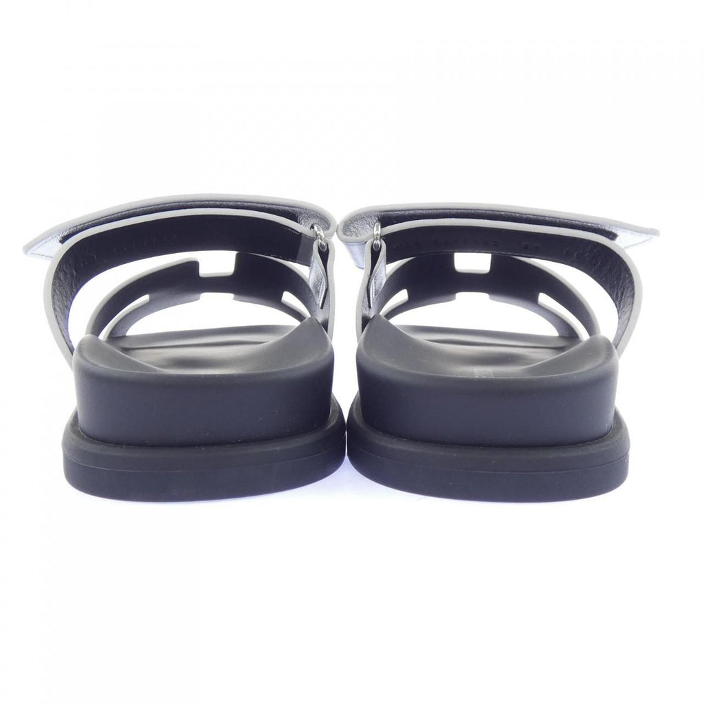 Hermes Chypre Sandals Silver — view 5