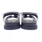 Hermes Chypre Sandals Silver — view 5