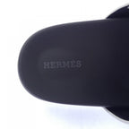 Hermes Chypre Sandals Silver — view 6