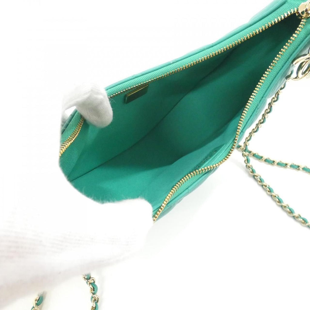 Chanel Shoulder Bag Green — view 8