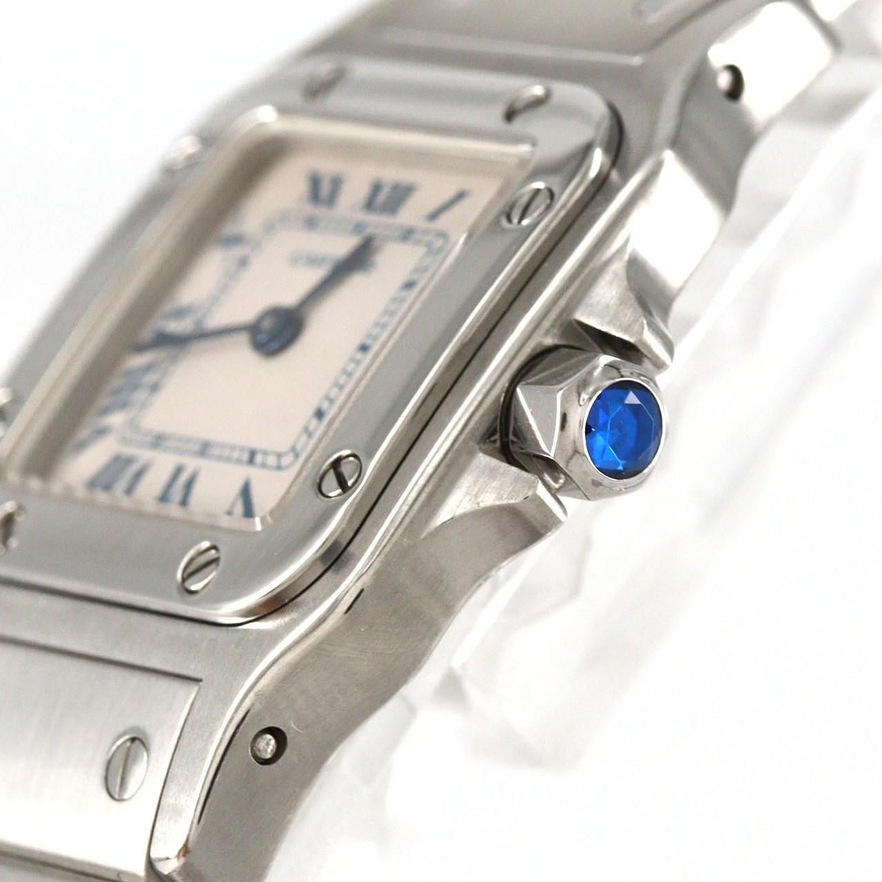 Cartier Santos Galbe SM SS Quartz Watch — view 2