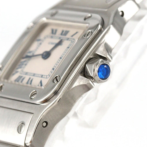 Cartier Santos Galbe SM SS Quartz Watch — view 2