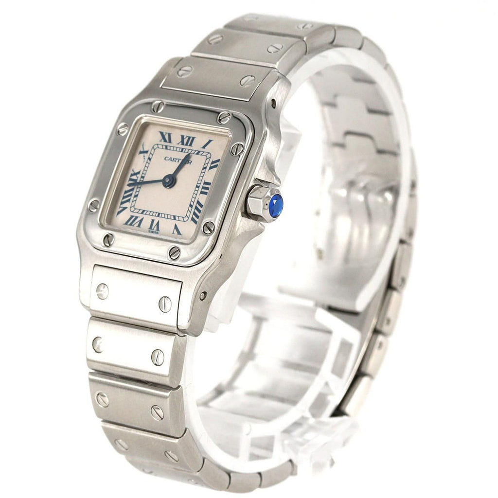 Cartier Santos Galbe SM SS Quartz Watch — view 4