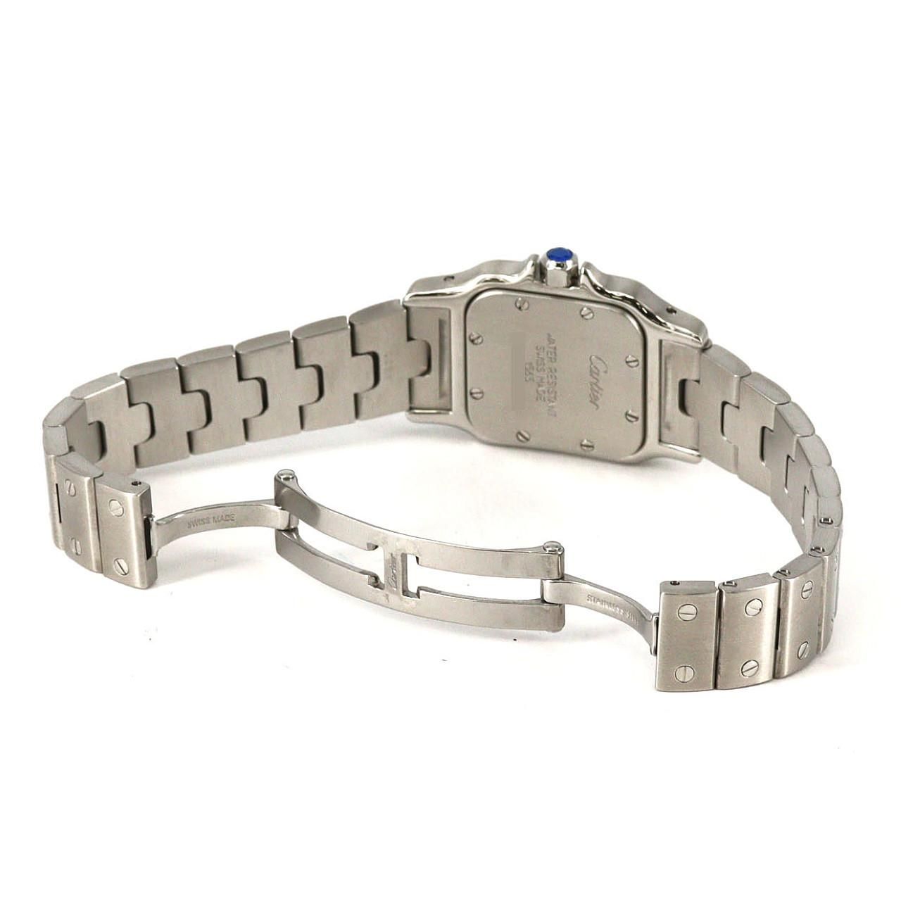 Cartier Santos Galbe SM SS Quartz Watch — view 7