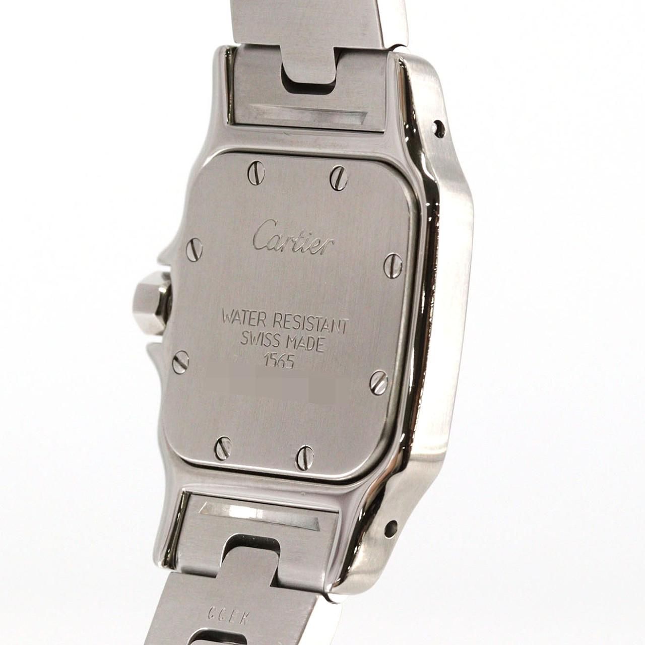 Cartier Santos Galbe SM SS Quartz Watch — view 6
