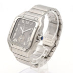 Cartier Santos Dual Time Zone LM SS Automatic Winding Watch — view 2