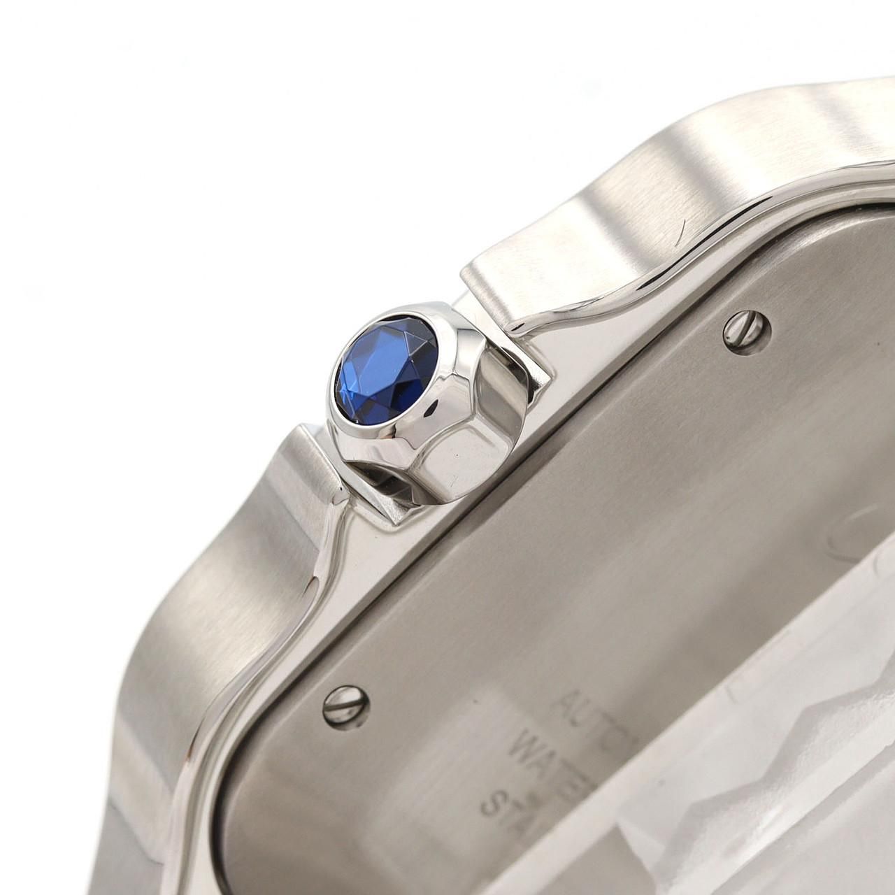 Cartier Santos Dual Time Zone LM SS Automatic Winding Watch — view 4