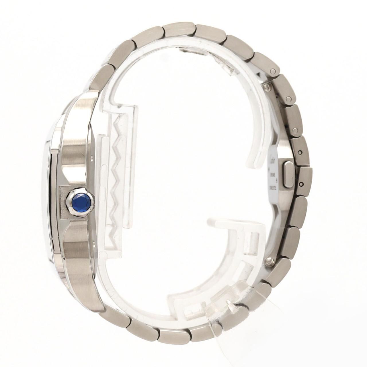 Cartier Santos Dual Time Zone LM SS Automatic Winding Watch — view 3