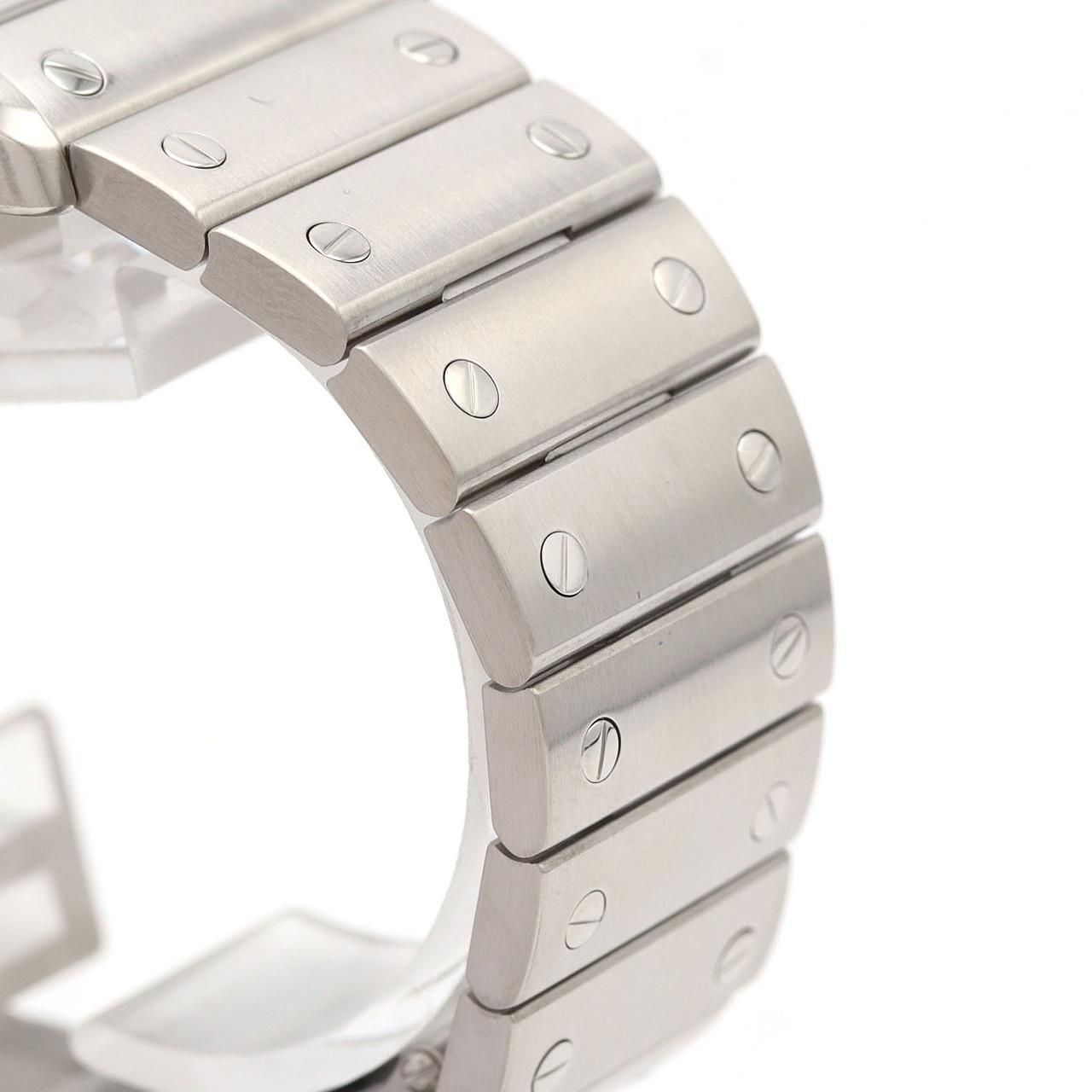 Cartier Santos Dual Time Zone LM SS Automatic Winding Watch — view 5