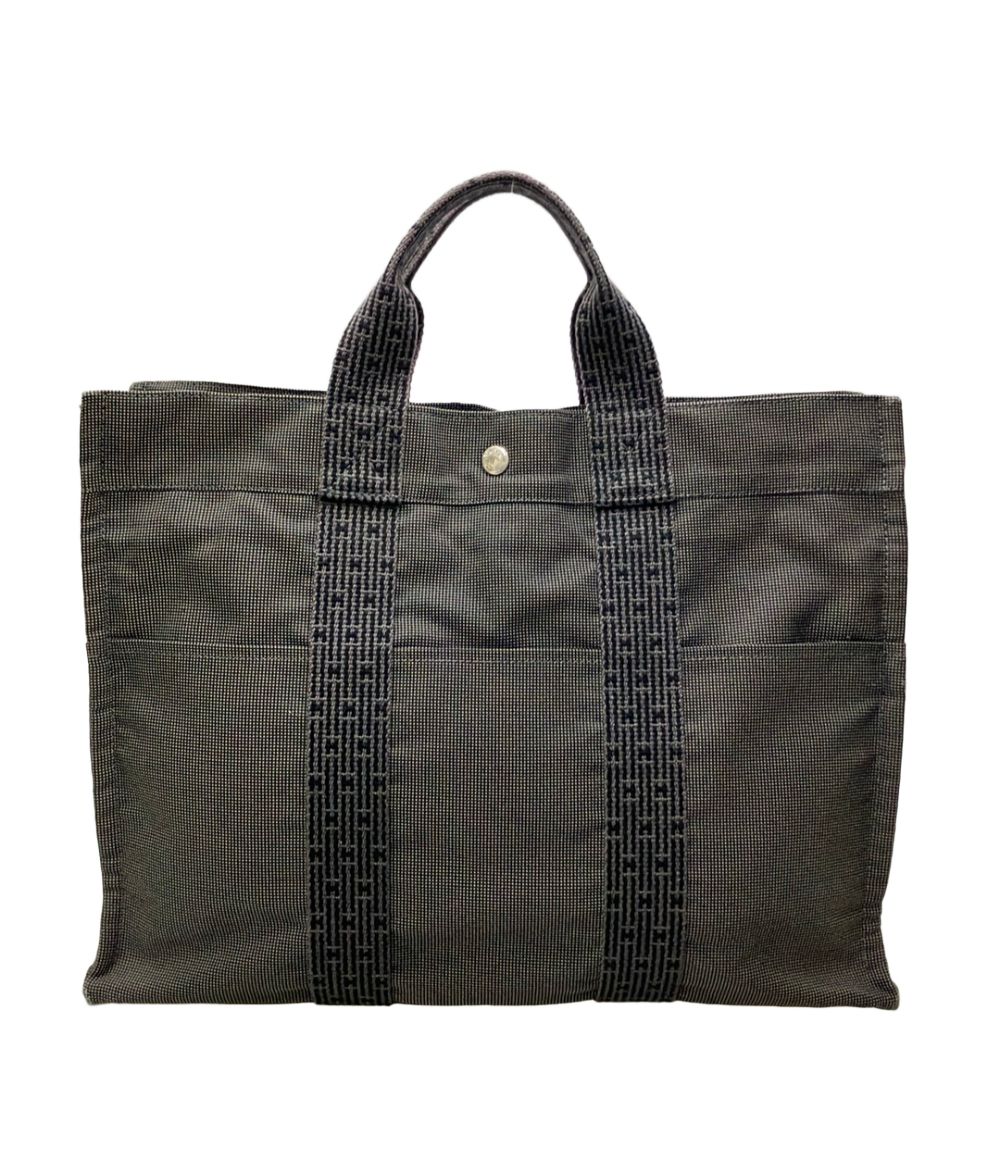 Hermes Tote Nylon Canvas Her Line MM