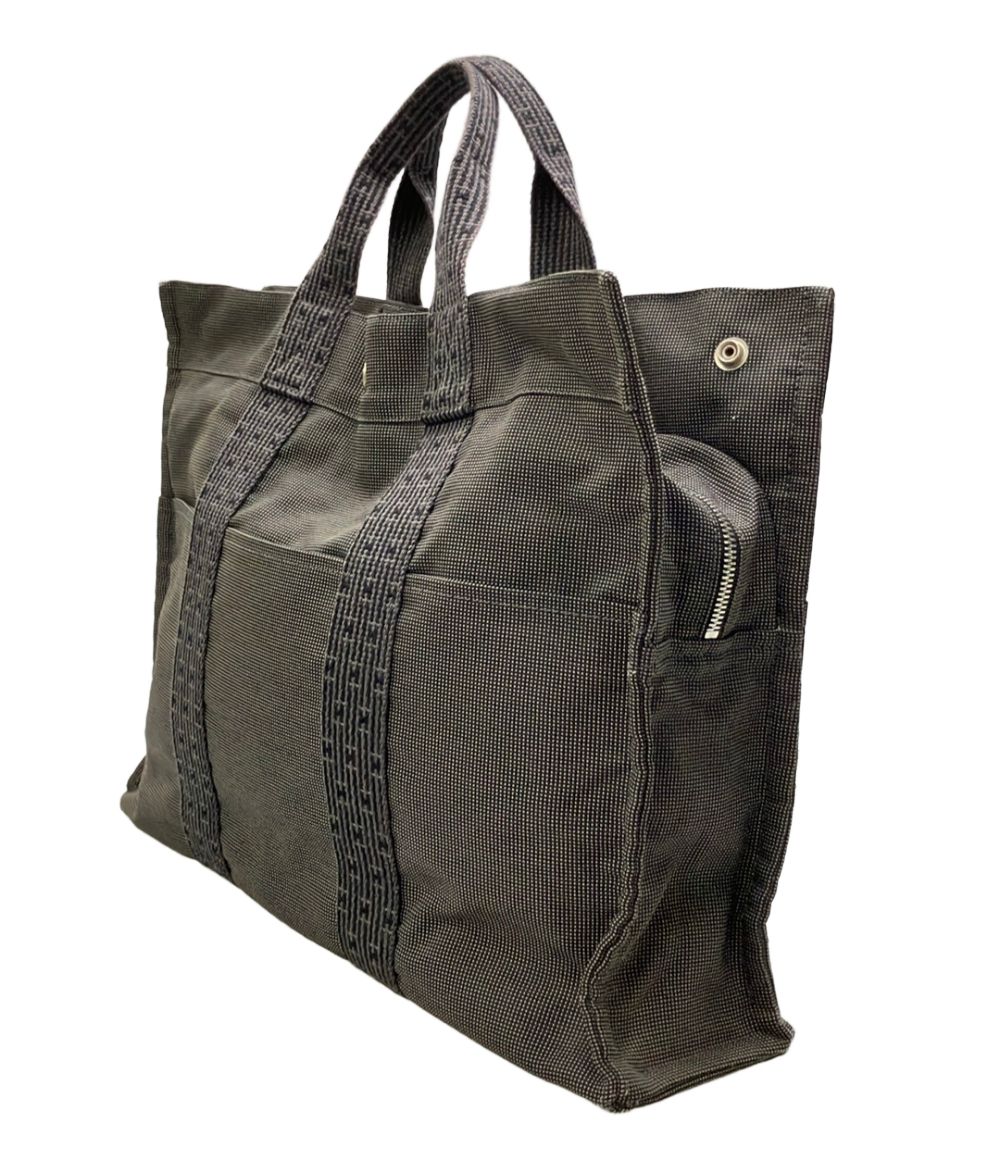 Hermes Tote Nylon Canvas Her Line MM — view 3
