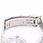 Hermes Watch Clipper Cles Diamond Bezel Pave Shell Dial SS White — view 4