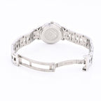 Hermes Watch Clipper Cles Diamond Bezel Pave Shell Dial SS White — view 7