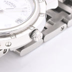 Hermes Watch Clipper Cles Diamond Bezel Pave Shell Dial SS White — view 9