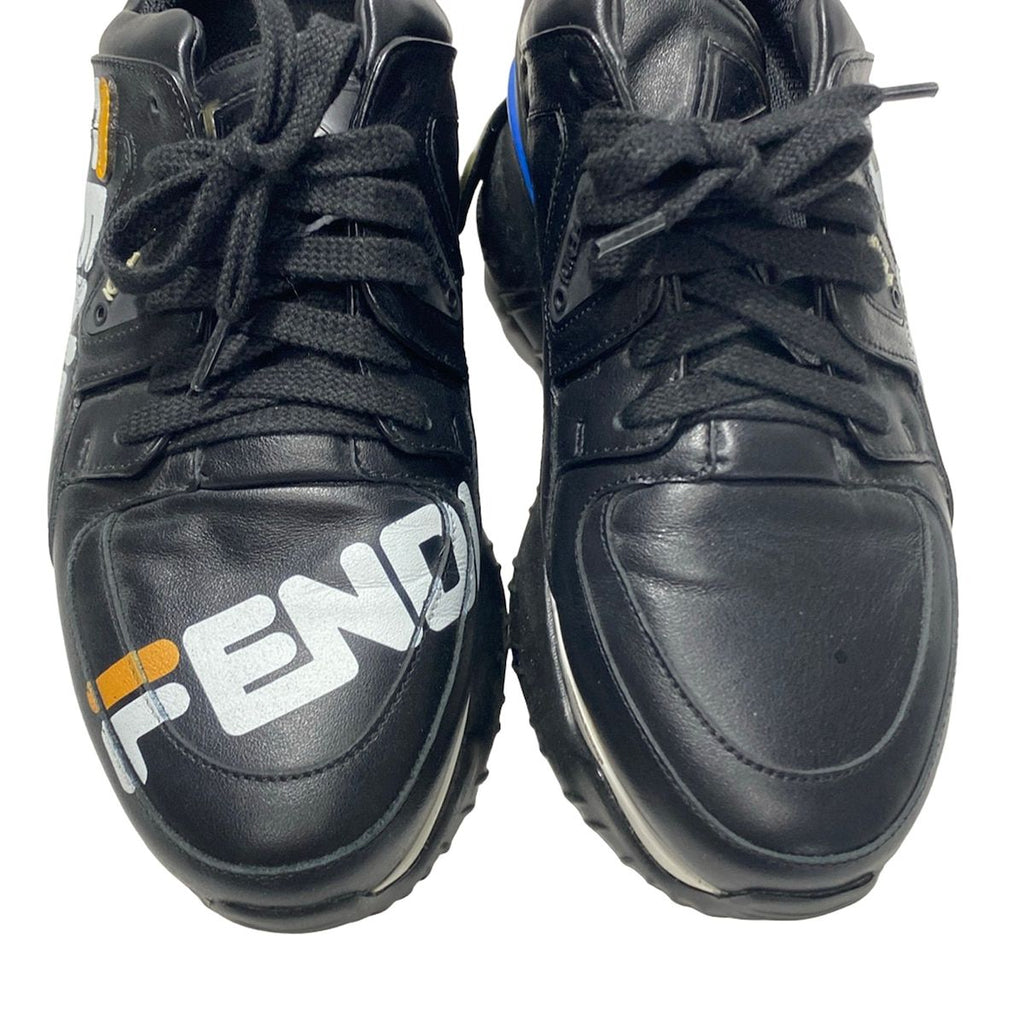 Fendi Sneakers 37 Black Leather — view 9