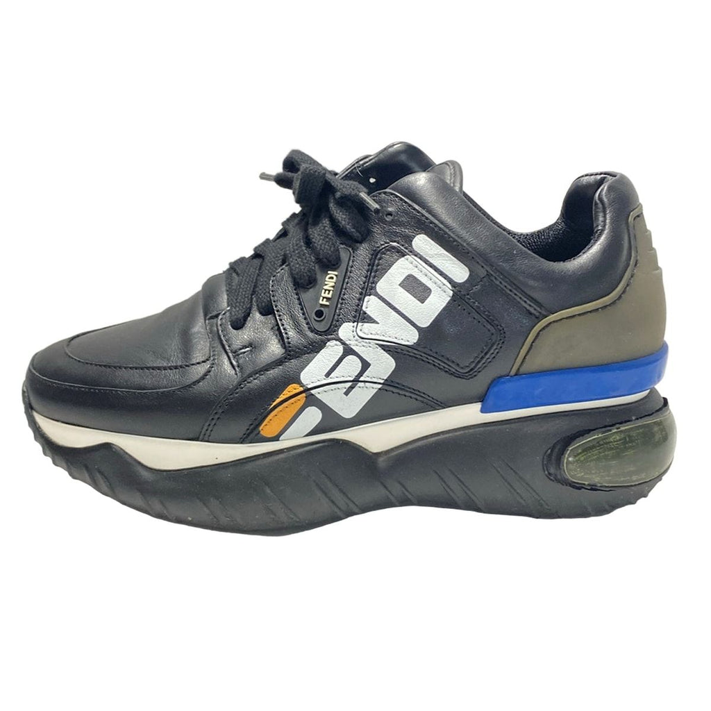 Fendi Sneakers 37 Black Leather