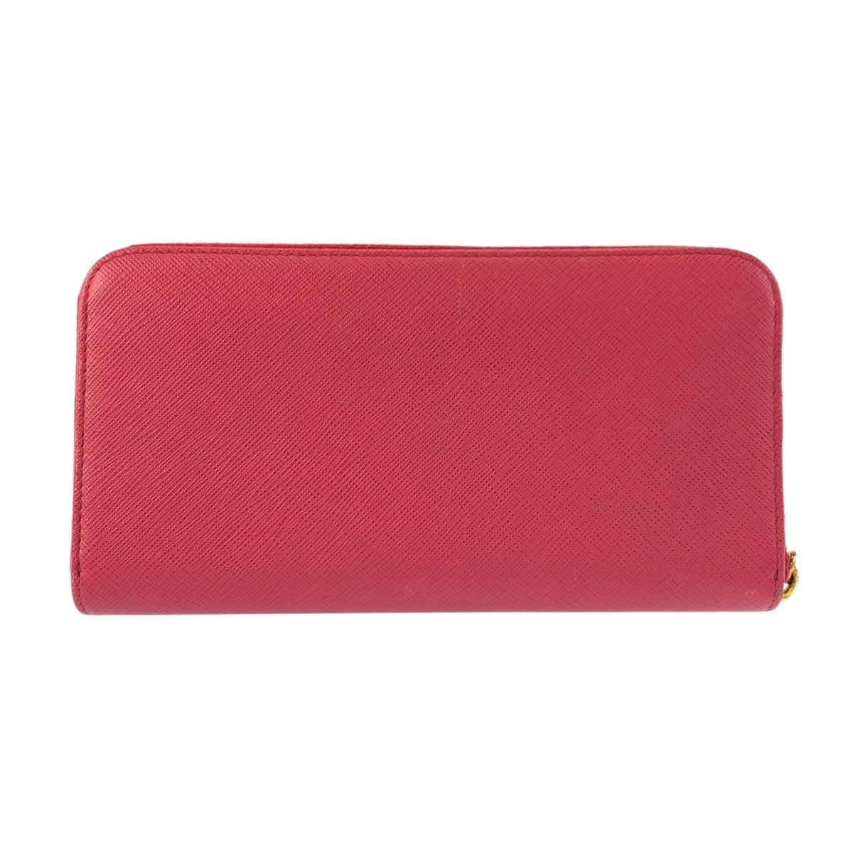 Prada Saffiano Pink Gold Leather Wallet — view 2