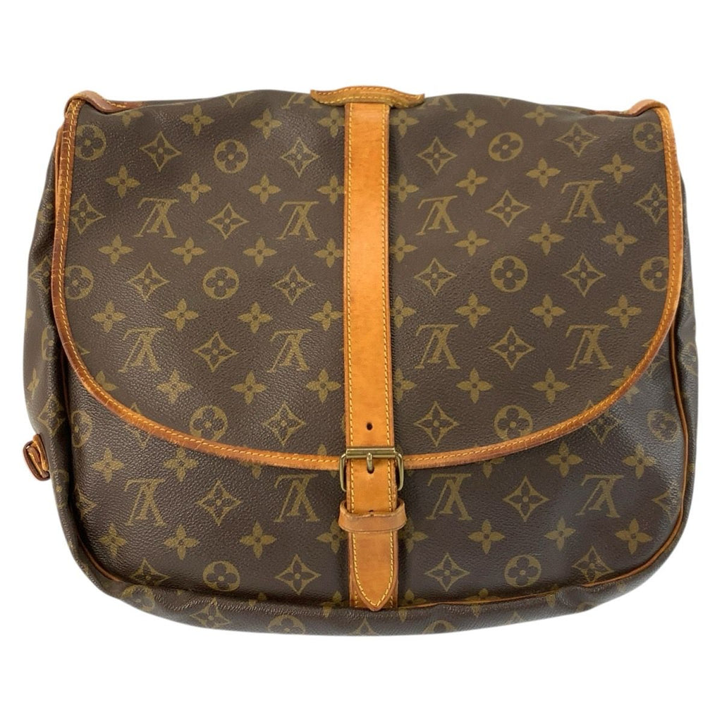 Louis Vuitton Monogram Saumur 35 Brown — view 2