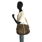 Louis Vuitton Monogram Saumur 35 Brown — view 7