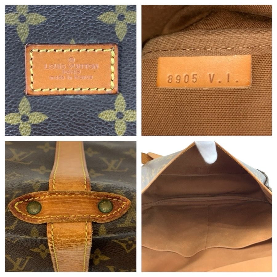 Louis Vuitton Monogram Saumur 35 Brown — view 3