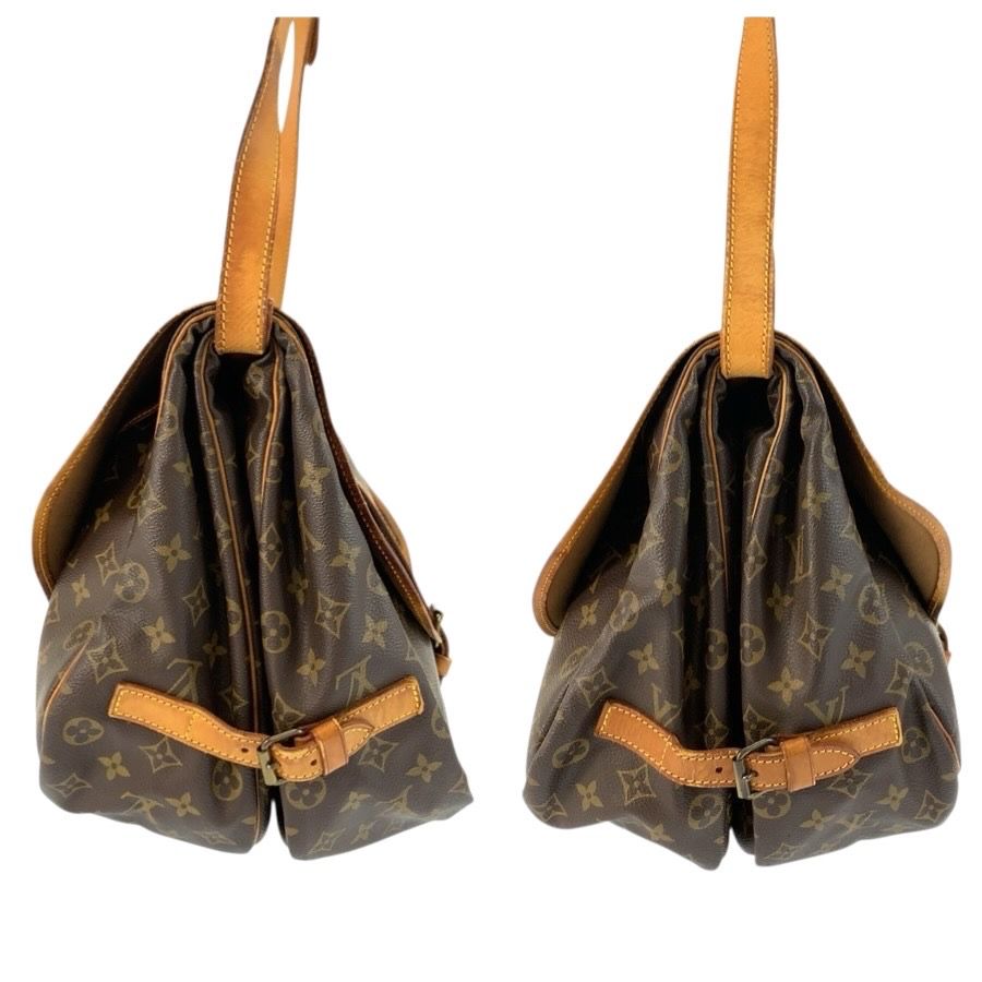 Louis Vuitton Monogram Saumur 35 Brown — view 8