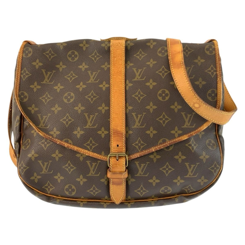 Louis Vuitton Monogram Saumur 35 Brown