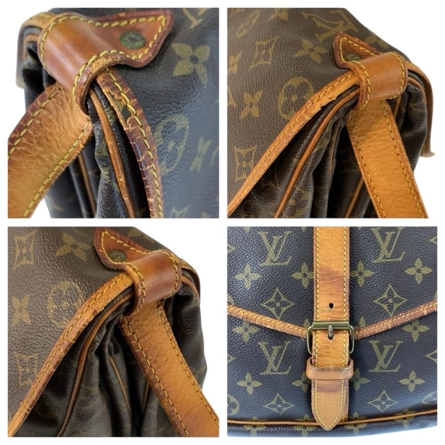 Louis Vuitton Monogram Saumur 35 Brown — view 5