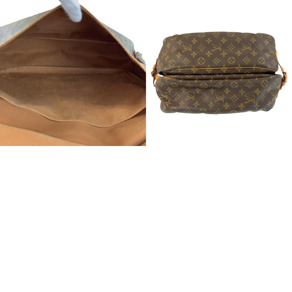 Louis Vuitton Monogram Saumur 35 Brown — view 9