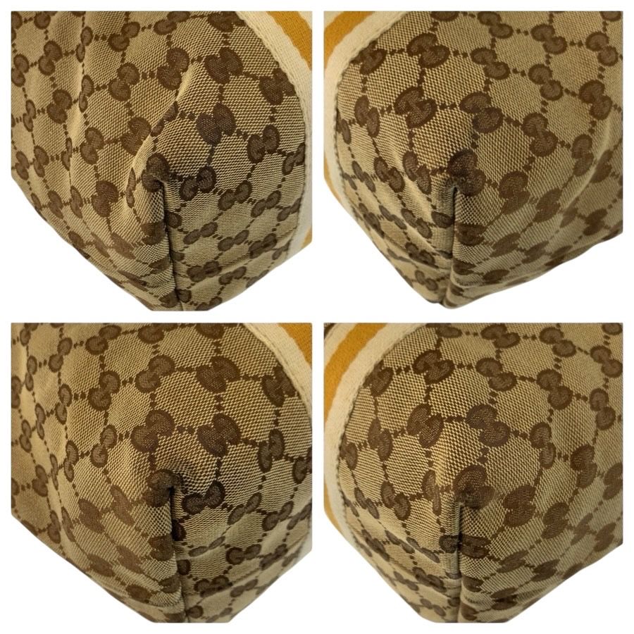 Gucci Sherry Line Beige Ivory Gold GG Canvas Tote Shoulder — view 4