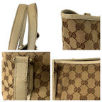 Gucci Sherry Line Beige Ivory Gold GG Canvas Tote Shoulder — view 5