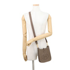 Hermes Evelyne TPM 111 cm Amazon Etoupe Gold Taurillon Clemence Handbag — view 4