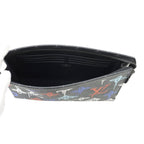 Louis Vuitton Clutch Monogram Eclipse Graffiti Pochette Voyage MM Black — view 5