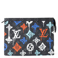 Louis Vuitton Clutch Monogram Eclipse Graffiti Pochette Voyage MM Black