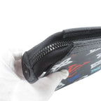 Louis Vuitton Clutch Monogram Eclipse Graffiti Pochette Voyage MM Black — view 9