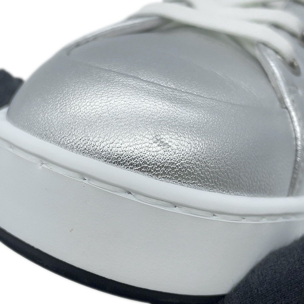 Hermes Sneakers Kid Chevre Metalize 37.5 Shoes — view 7