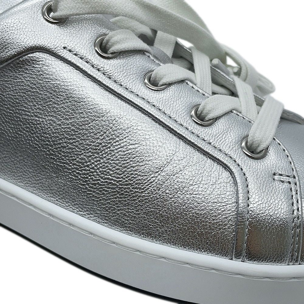 Hermes Sneakers Kid Chevre Metalize 37.5 Shoes — view 5