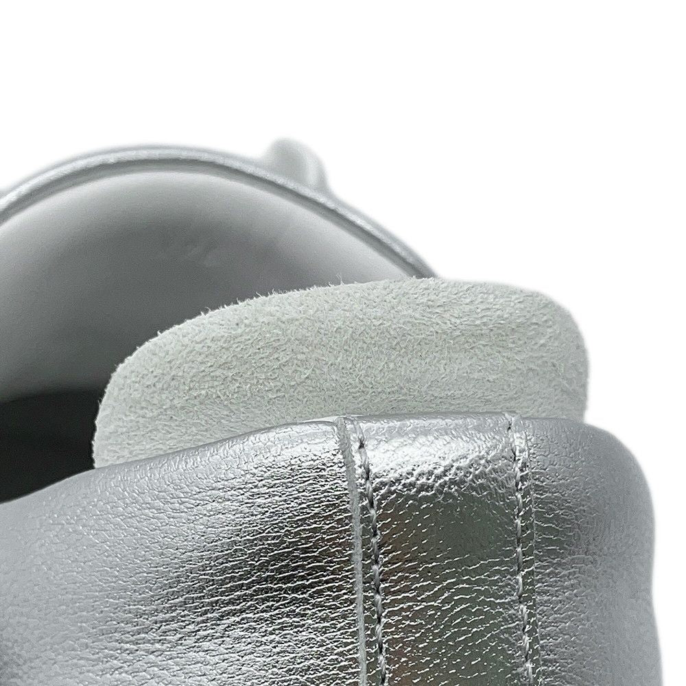 Hermes Sneakers Kid Chevre Metalize 37.5 Shoes — view 9
