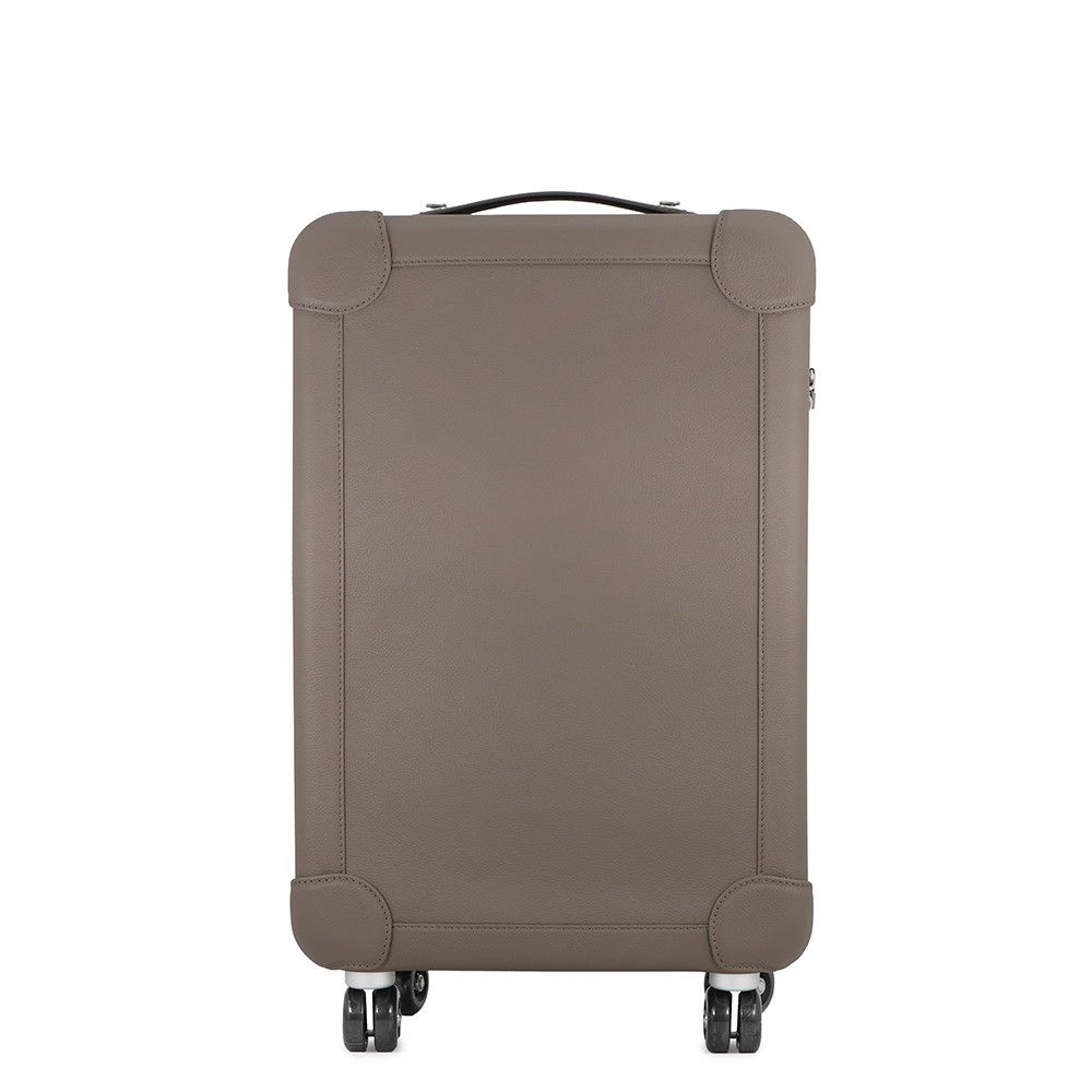 Hermes Carry Case Ro Ring Mobility Suitcase Etain Silver Taurillon Clemence