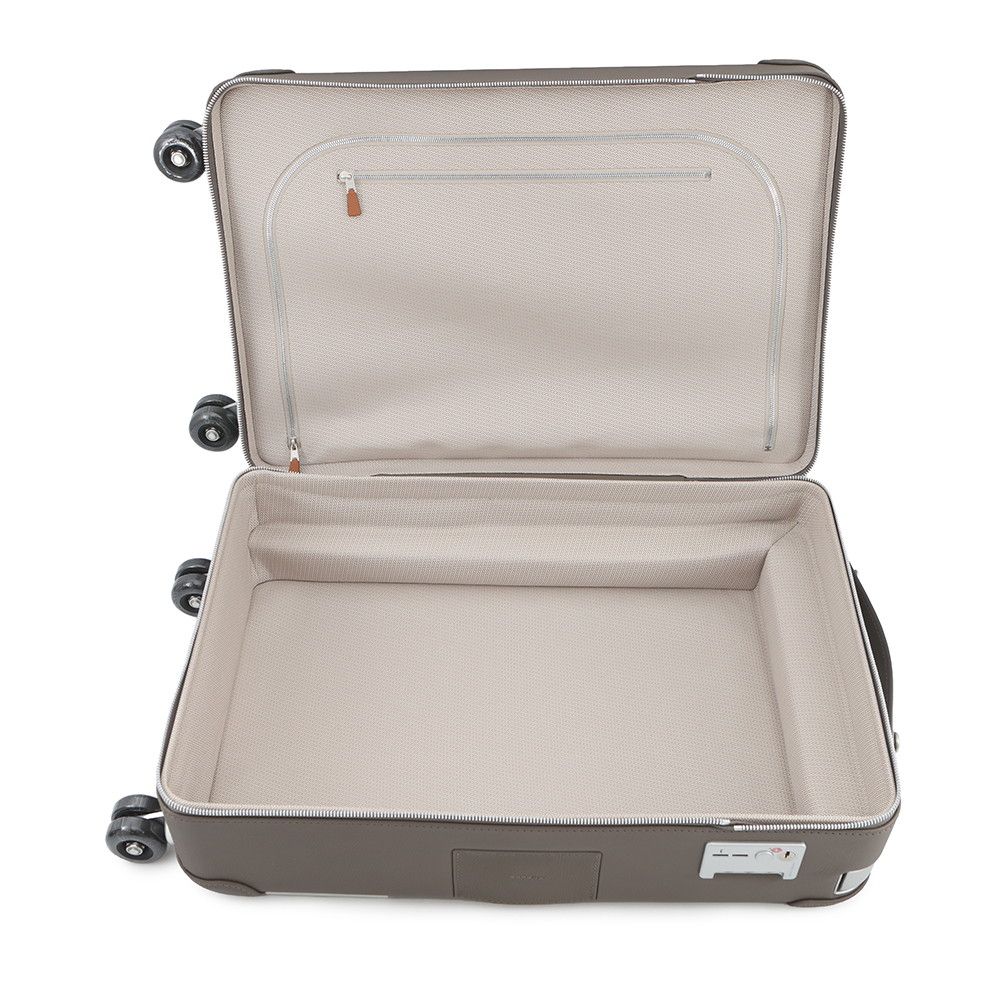 Hermes Carry Case Ro Ring Mobility Suitcase Etain Silver Taurillon Clemence — view 4