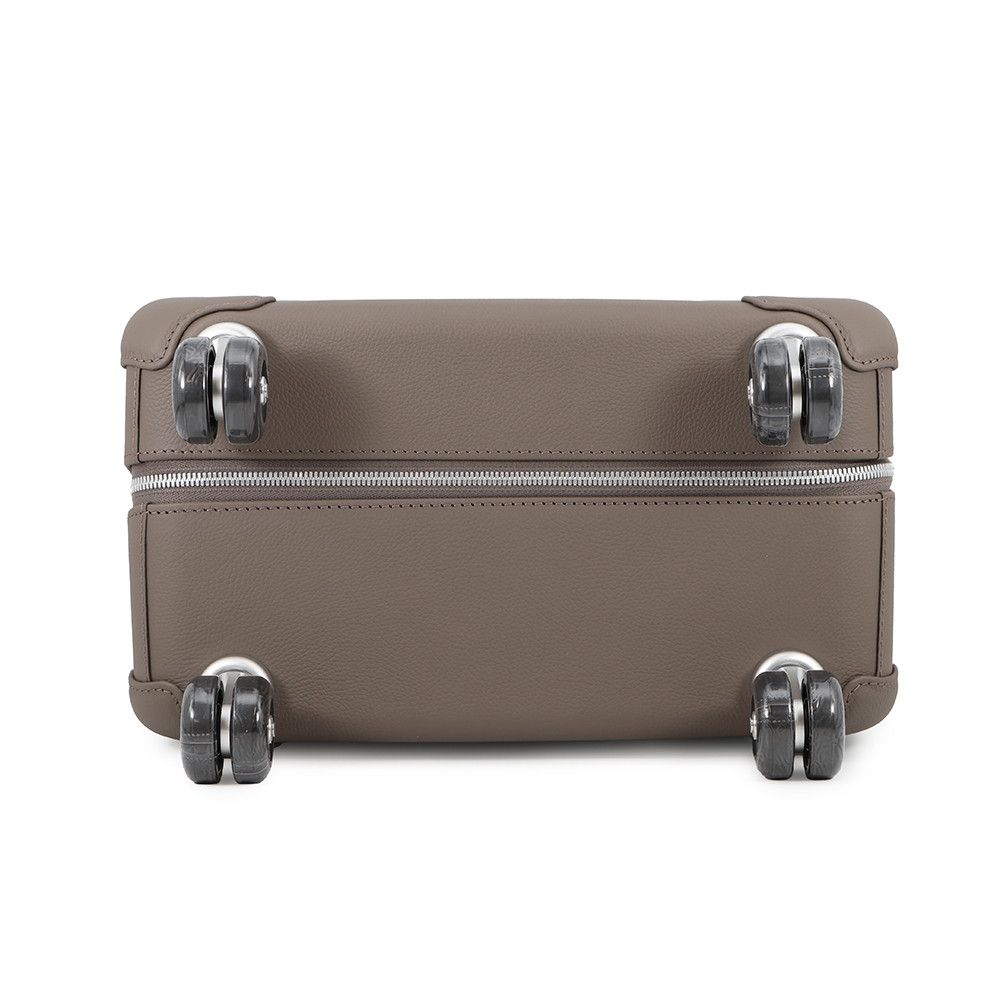 Hermes Carry Case Ro Ring Mobility Suitcase Etain Silver Taurillon Clemence — view 3
