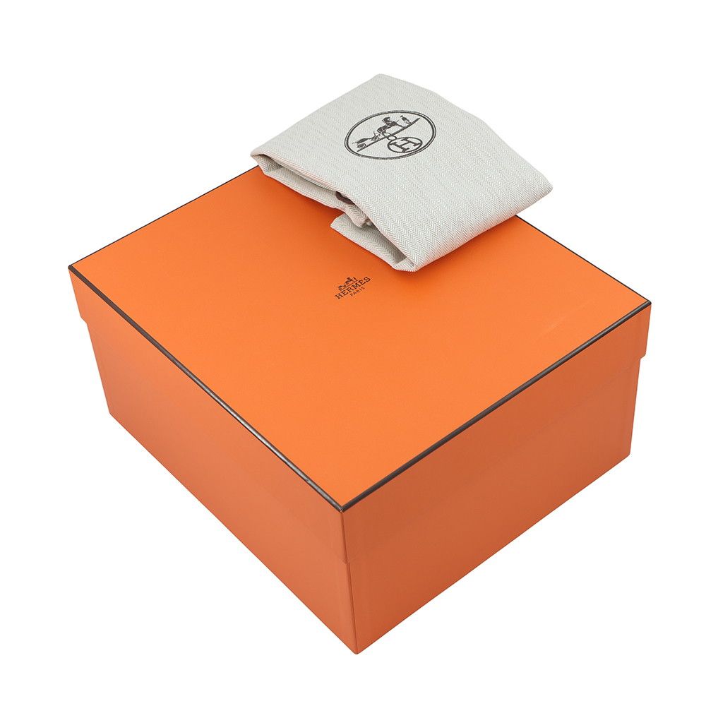 Hermes Tote Neo Garden 23 Party Biscuit Ecru Silver Negonda Toile — view 7