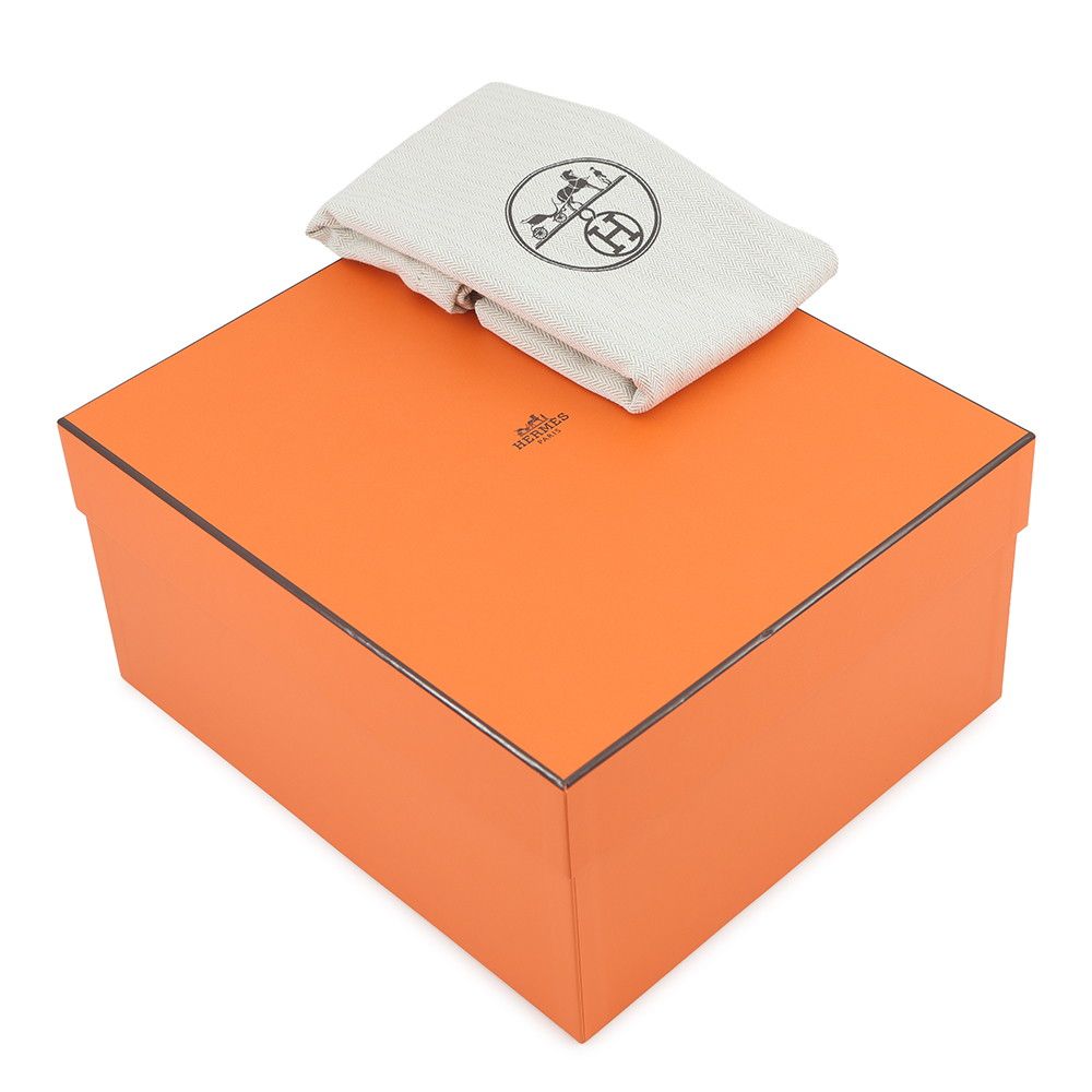 Hermes Neo Garden 23 Party Biscuit Ecru Silver Negonda Toile Ash Tote — view 7