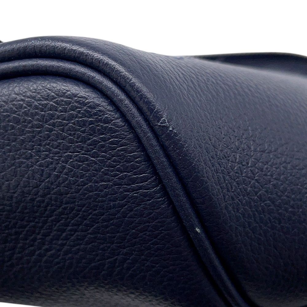 Hermes Belt Bag City Slide Cross PM Blue Indigo Silver — view 9