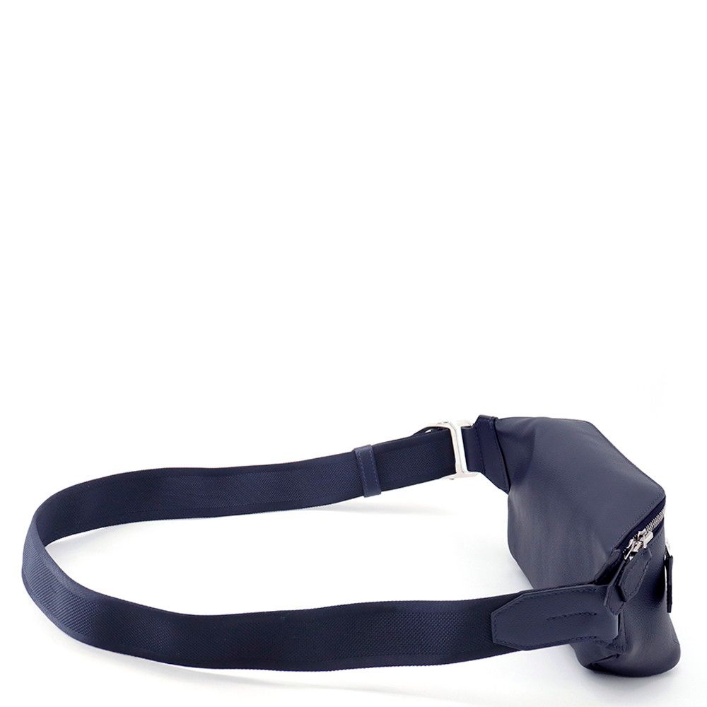Hermes Belt Bag City Slide Cross PM Blue Indigo Silver — view 2
