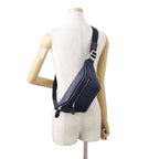 Hermes Belt Bag City Slide Cross PM Blue Indigo Silver — view 5