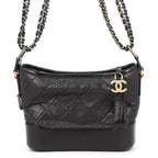 Chanel Chain Shoulder Bag Gabriel de Small Hobo Tweed