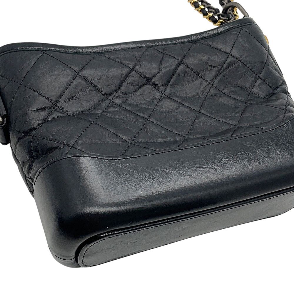 Chanel Chain Shoulder Bag Gabriel de Small Hobo Tweed — view 8