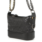 Chanel Chain Shoulder Bag Gabriel de Small Hobo Tweed — view 2