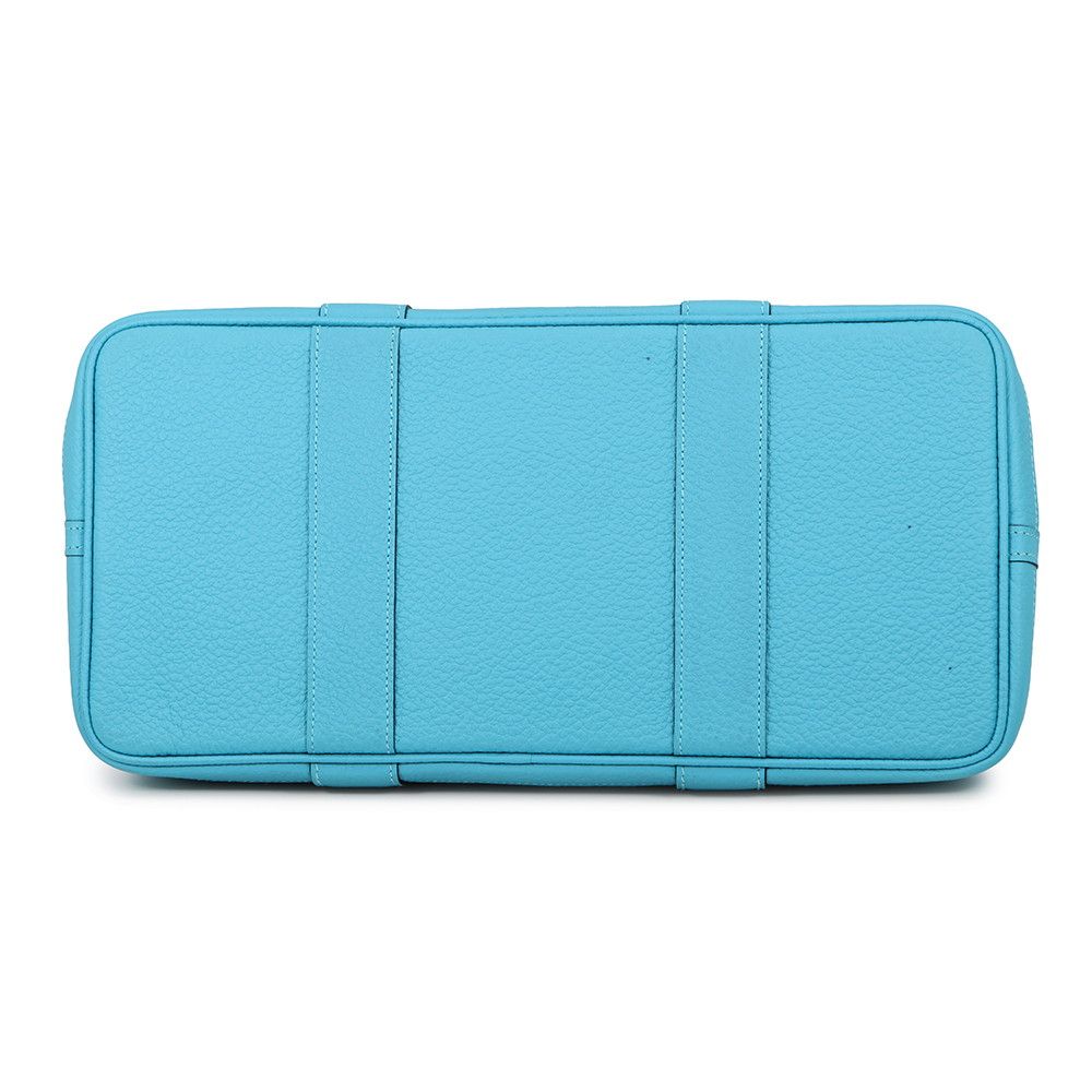 Hermes Tote Garden Party PM Turquoise Silver Country — view 3